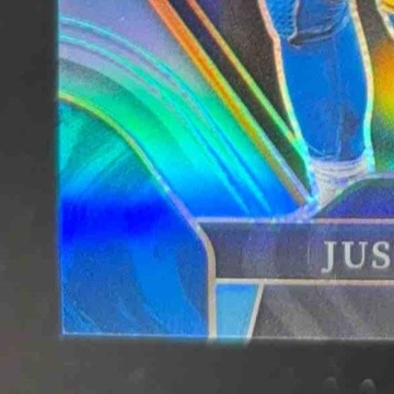 2022 Select Justin Herbert Light Blue Prizm 17/99 Premier Los Angeles Chargers