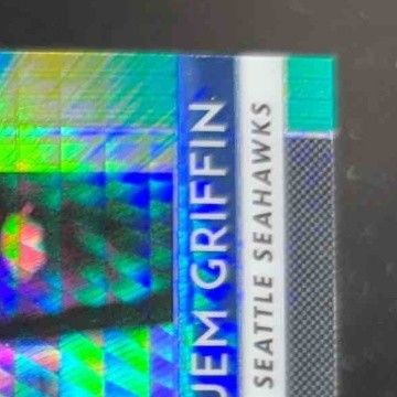 2018 Panini Prizm Shaquem Griffin Hyper 210/275 #279 RC Seattle Seahawks