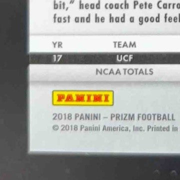 2018 Panini Prizm Shaquem Griffin Hyper 210/275 #279 RC Seattle Seahawks