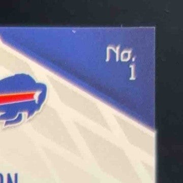 2022 Panini Phoenix Stefon Diggs Green Lazer 9/25 #1 Buffalo Bills