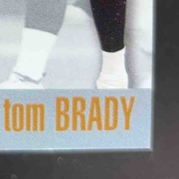2002 Pacific Adrenaline Tom Brady Driven #18 New England Patriots