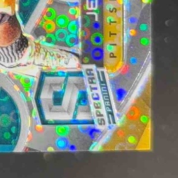 2020 Spectra Jerome Bettis Epic Legends Materials Neon Blue /50 Steelers