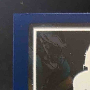 2022 Panini Clearly Donruss Jalen Hurts Blue 27/99 #38 Philadelphia Eagles