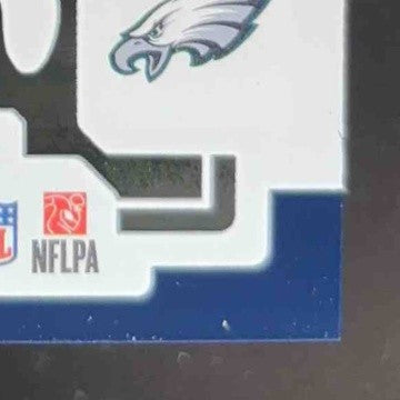 2022 Panini Clearly Donruss Jalen Hurts Blue 27/99 #38 Philadelphia Eagles