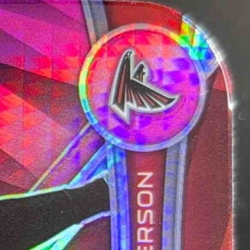 2022 Spectra Cordarrelle Patterson Neon Pink Die Cut 14/20 #10 Atlanta Falcons