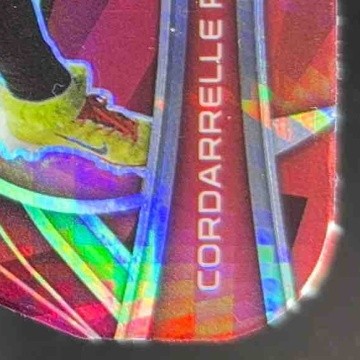 2022 Spectra Cordarrelle Patterson Neon Pink Die Cut 14/20 #10 Atlanta Falcons