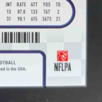 2022 Contenders Lamar Jackson Playoff Ticket 60/199 #5 Season Baltimore Ravens