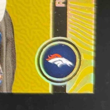 2023 Illusions John Elway Russell Wilson Trophy Collection Gold 2/10 Broncos