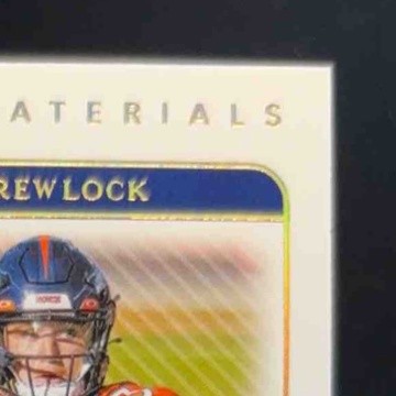 2020 National Treasures Drew Lock Jerry Jeudy Hamler NFL Gear Trio Prime Gold/10