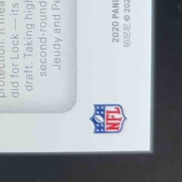 2020 National Treasures Drew Lock Jerry Jeudy Hamler NFL Gear Trio Prime Gold/10