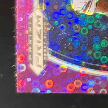 2021 Prizm Draft Picks Collegiate Jaycee Horn Purple Circles /50 RC Gamecocks