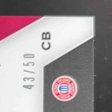 2021 Prizm Draft Picks Collegiate Jaycee Horn Purple Circles /50 RC Gamecocks