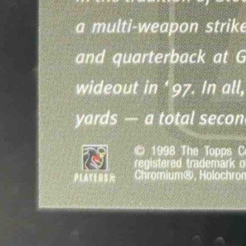 1998 Topps Finest Hines Ward #148 RC Pittsburgh Steelers