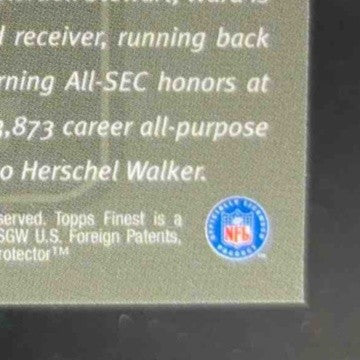 1998 Topps Finest Hines Ward #148 RC Pittsburgh Steelers