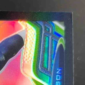 2013 Topps Chrome Russell Wilson Black Refractor 41/299 #175 Seattle Seahawks