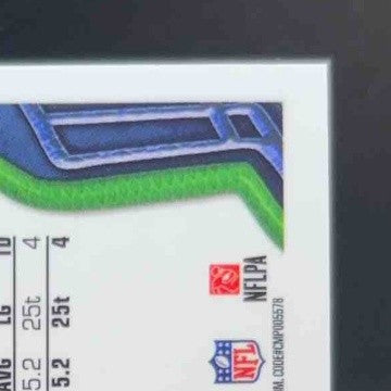 2013 Topps Chrome Russell Wilson Black Refractor 41/299 #175 Seattle Seahawks