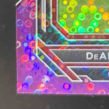 2022 Panini Prizm DeAndre Hopkins No Huddle Purple 8/35 #5 Arizona Cardinals