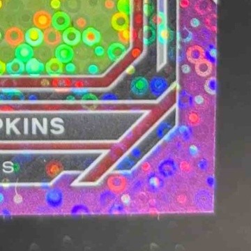 2022 Panini Prizm DeAndre Hopkins No Huddle Purple 8/35 #5 Arizona Cardinals