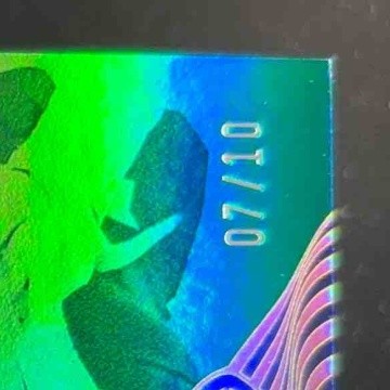 2022 Panini Illusions CeeDee Lamb Trophy Collection Green 7/10 26 Dallas Cowboys