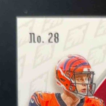 2020 Phoenix Joe Burrow Flame Throwers Red 199/299 #28 RC Cincinnati Bengals