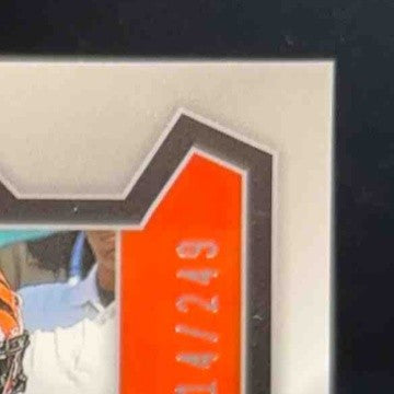 2023 Panini Prizm Tee Higgins Orange 214/249 #61 Cincinnati Bengals