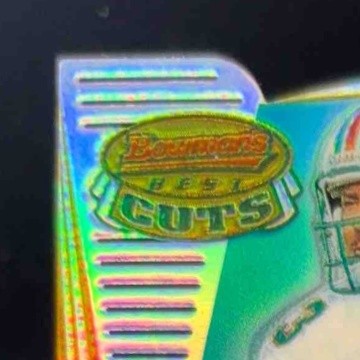 1996 Bowman 's Best Dan Marino Cuts Refractor #BC1 Miami Dolphins