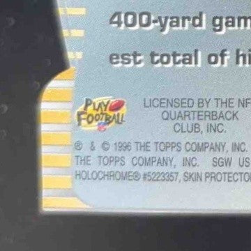 1996 Bowman 's Best Dan Marino Cuts Refractor #BC1 Miami Dolphins