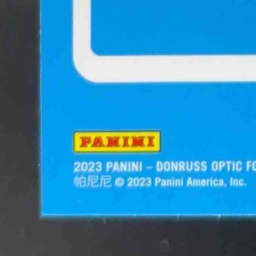 2023 Donruss Optic Jaxon Smith-Njigba Blue Stars Prizm 293 Rated Rookie Seahawks