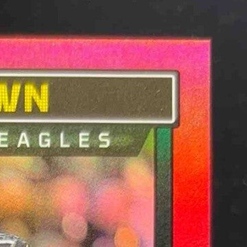 2023 Panini Score A.J. Brown Red Zone /20 #243 Philadelphia Eagles