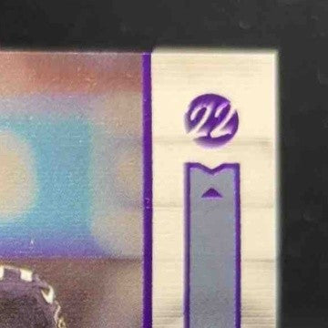 2022 Chronicles Drake London Luminance Update Rookies Purple 10/49 RC Falcons