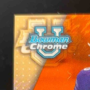 2023 Bowman University Chrome Bralen Trice Orange Refractor 11/25 #106 Huskies