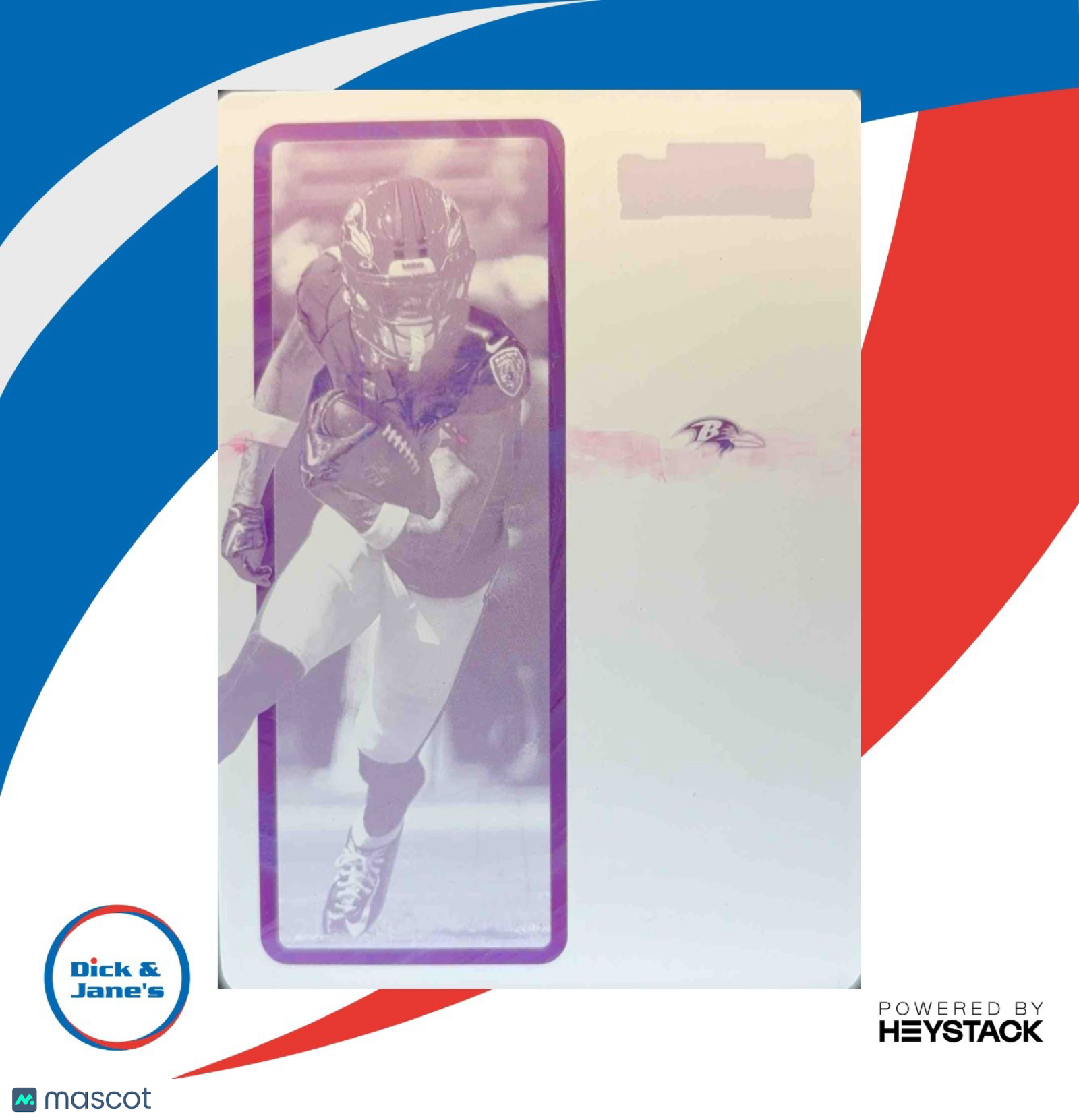 2022 Contenders Rashod Bateman Printing Plate Black 1/1 #6 Season Ticket Ravens