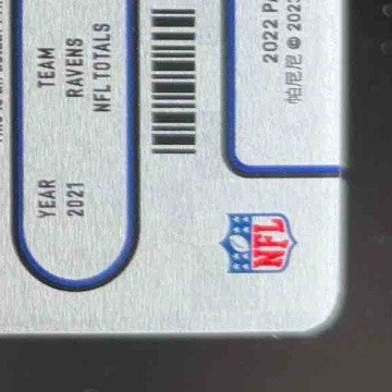 2022 Contenders Rashod Bateman Printing Plate Black 1/1 #6 Season Ticket Ravens