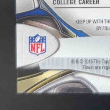 2015 Topps Finest Todd Gurley Blue Refractor 7/250 #85 RC St. Louis Rams