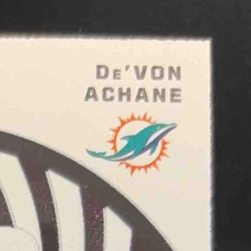 2023 Panini Illusions De'Von Achane Mystique Gold 21/25 #9 RC Miami Dolphins