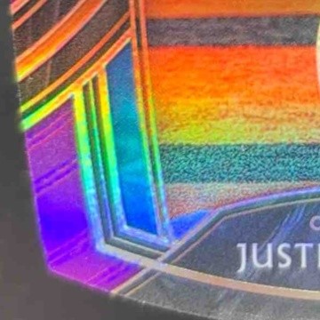 2020 Select Justin Herbert Purple Prizm Die Cut 244 Club RC Los Angeles Chargers