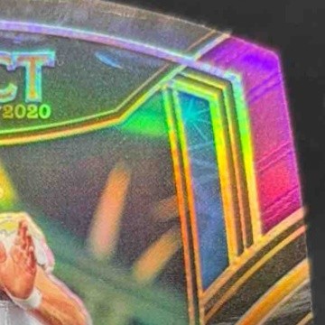 2020 Select Justin Herbert Purple Prizm Die Cut 244 Club RC Los Angeles Chargers