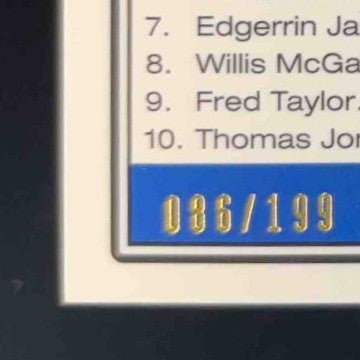 2008 Topps Chrome Brian Westbrook Gold Refractor 86/199 Philadelphia Eagles
