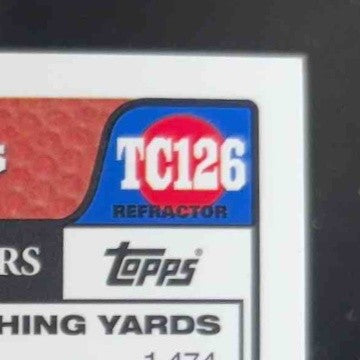 2008 Topps Chrome Brian Westbrook Gold Refractor 86/199 Philadelphia Eagles