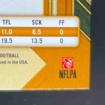 2023 Panini Gold Standard Lukas Van Ness White 38/49 #162 RC Green Bay Packers