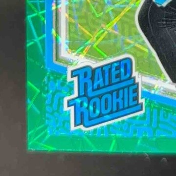 2023 Donruss Optic Bryce Young Green Velocity Prizm #213 Rated Rookie Panthers