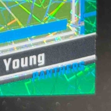 2023 Donruss Optic Bryce Young Green Velocity Prizm #213 Rated Rookie Panthers