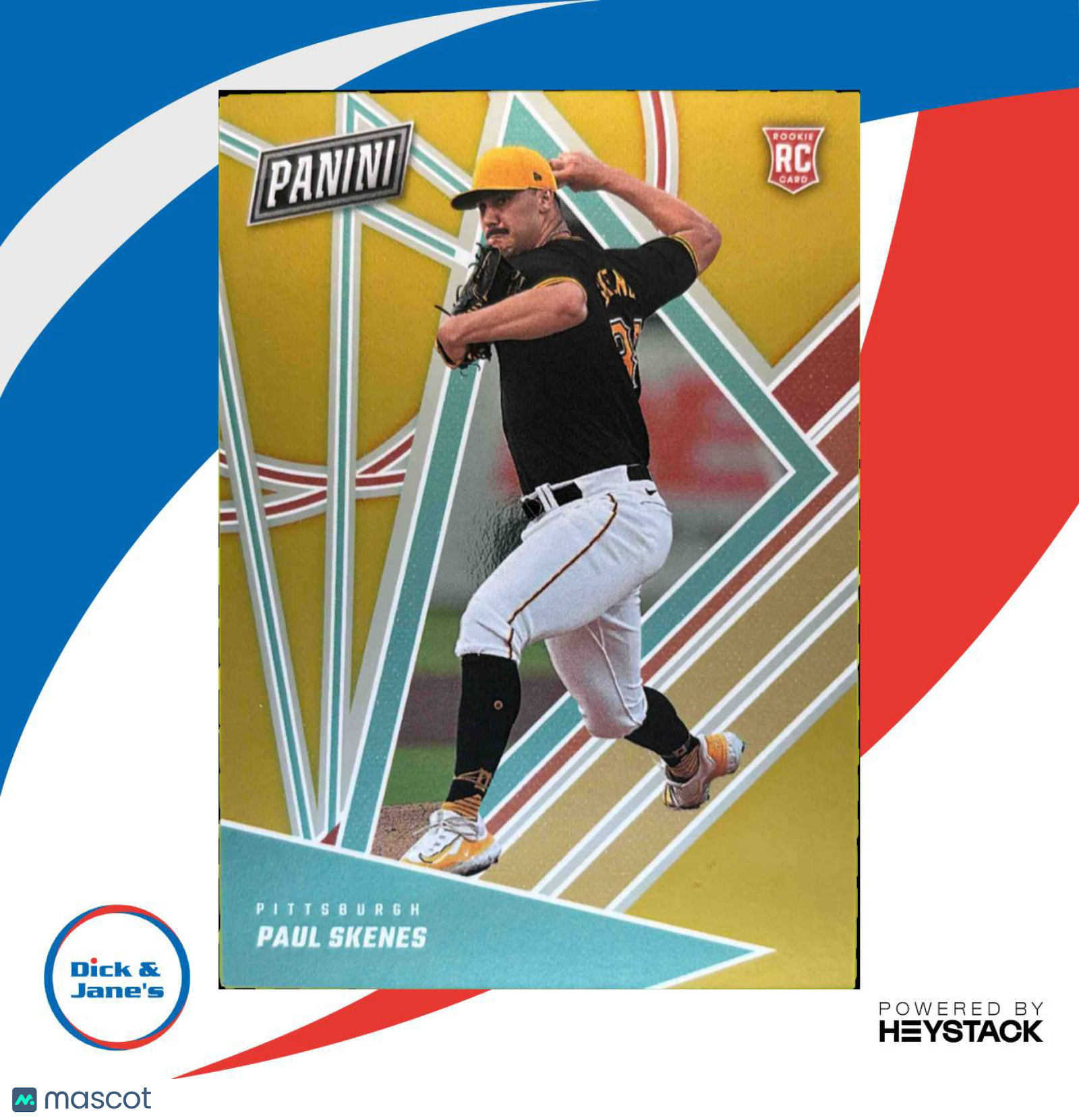 2024 Panini Black Friday Paul Skenes Gold 08/10 #BB10 Pirated