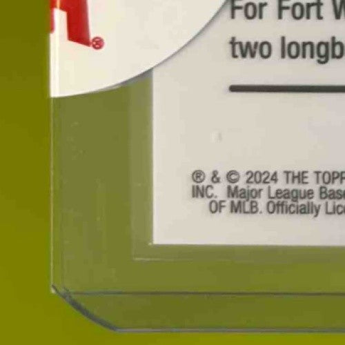 2024 Topps Chrome Update Jackson Merrill Rookie Auto Lava Lamp Green/Yellow /85