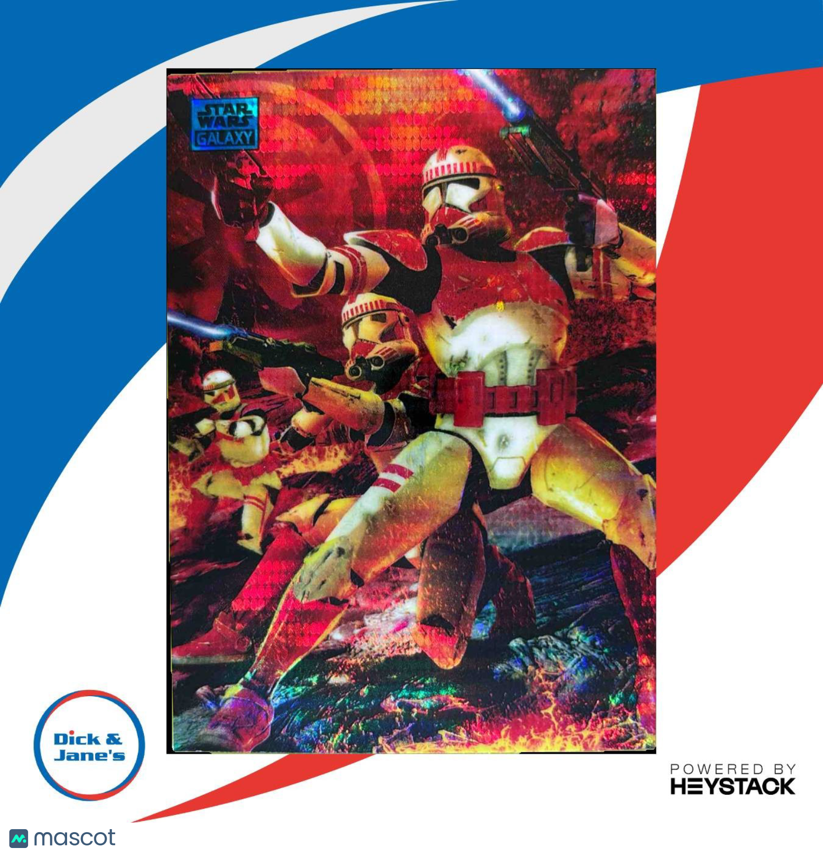 2024 Topps Chrome Star Wars Galaxy Imperial Shock Troopers Aqua Sonar Ref /199