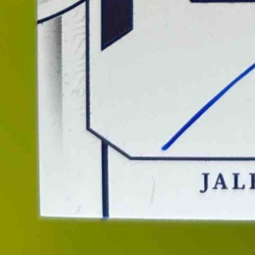 2024 National Treasures Jalen McMillan Materials Signatures Purple /25 Auto WASH