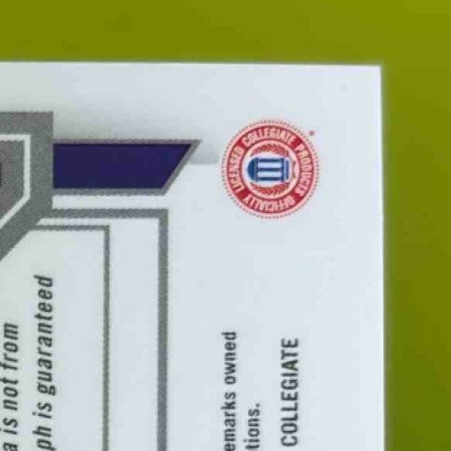 2024 National Treasures Jalen McMillan Materials Signatures Purple /25 Auto WASH