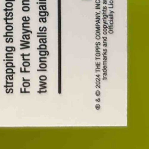 2024 Topps Gilded Collection Jackson Merrill Gold Wave Refractor 05/75 RC Padres