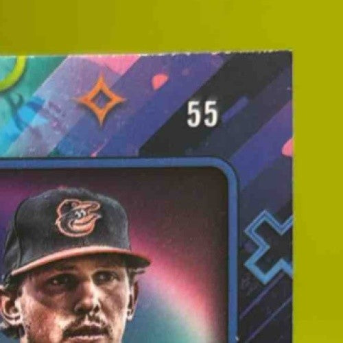 2024 Topps Cosmic Chrome Adley Rutschman Gold Interstellar Refractor /50 Orioles