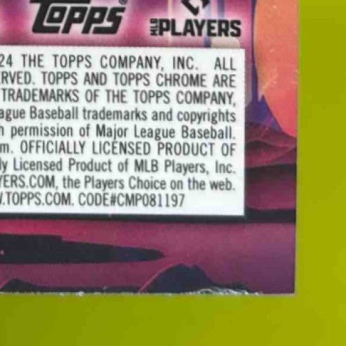 2024 Topps Cosmic Chrome Adley Rutschman Gold Interstellar Refractor /50 Orioles